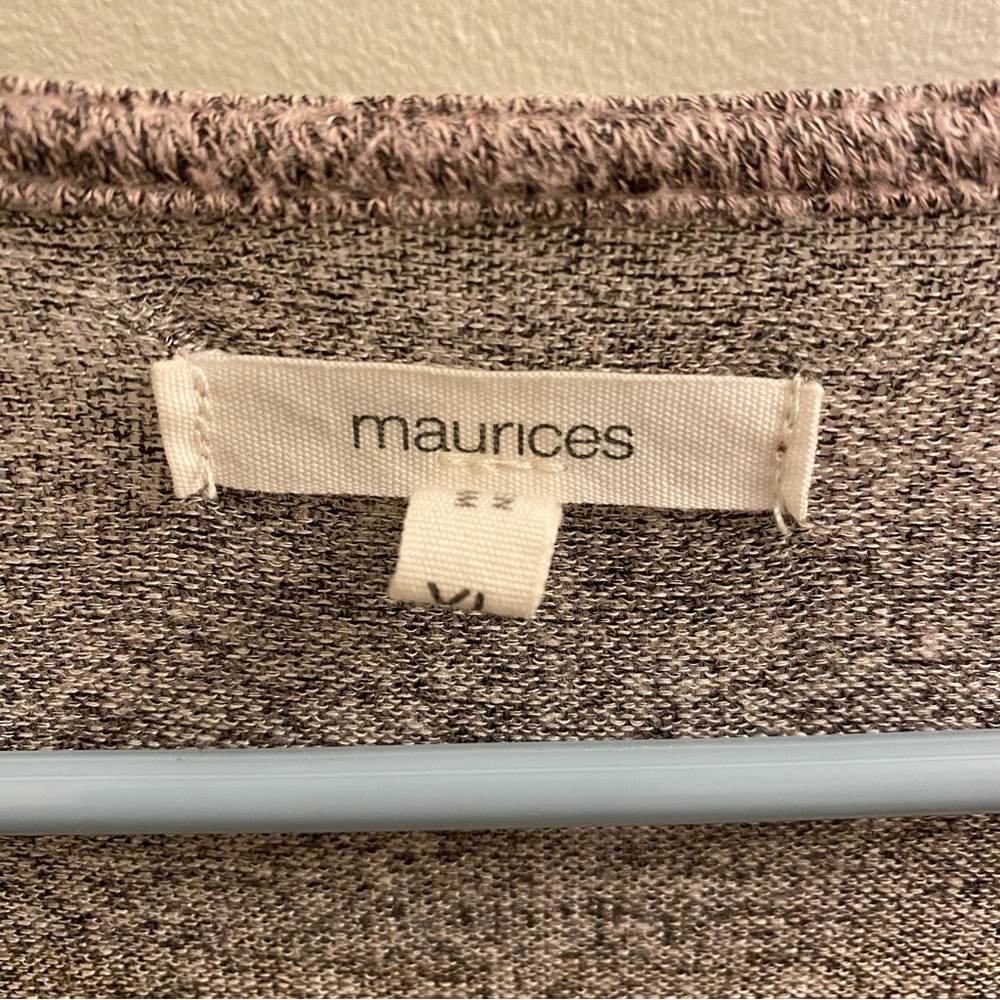 Maurices Striped Duster Cardigan Size XL - Picture 3 of 6